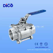 3PC Heavy Type Valve Ball Valve with Locking Hanlde